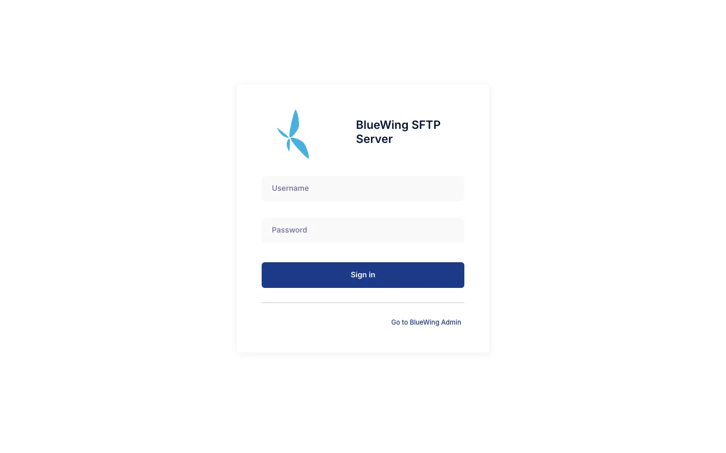BlueWing SFTP Server
